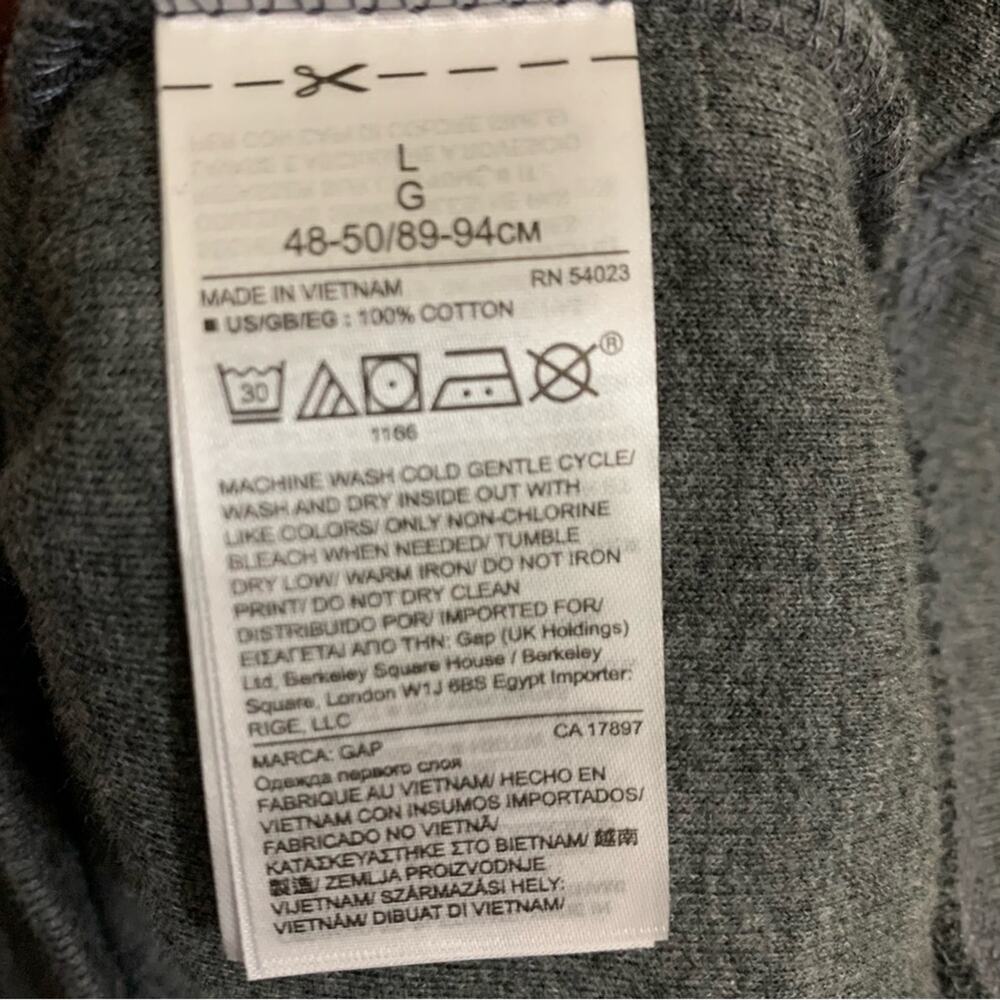 Gap Three Button Pullover Sweater Size Large - image 6